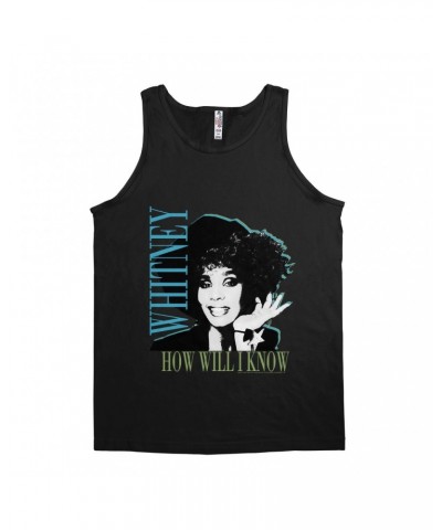 Whitney Houston Unisex Tank Top | How Will I Know Negative Design Shirt $7.52 Shirts