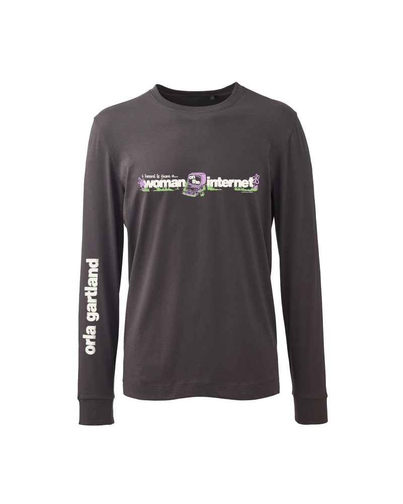 Orla Gartland Woman on the Internet | Long Sleeve Tee $7.02 Shirts