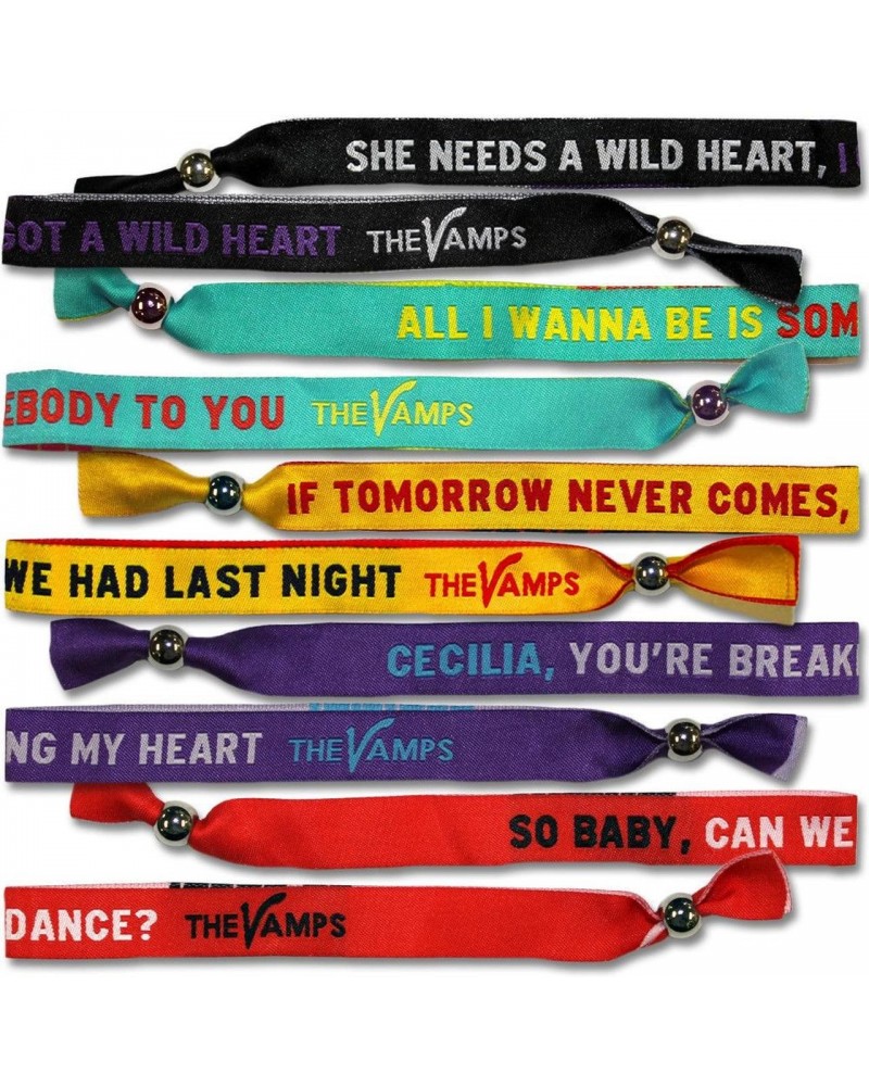 The Vamps Lyric Wristband Set $15.35 Accessories