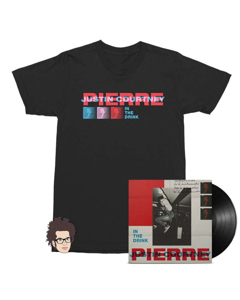 Justin Courtney Pierre In The Drink LP (Black) + T-shirt + Pin $11.06 Vinyl