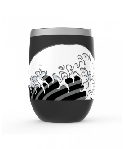 Music Life Wine Tumbler | Vinyl Great Wave Stemless Wine Tumbler $9.35 Drinkware