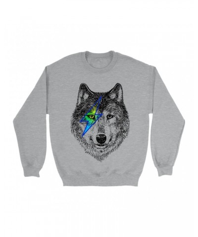 Music Life Sweatshirt | Glam Rock Wolf Sweatshirt $6.99 Sweatshirts