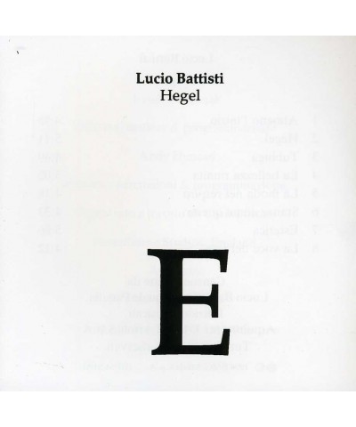 Lucio Battisti HEGEL CD $14.78 CD