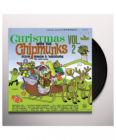 Alvin and the Chipmunks Christmas With The Chipmunks Vol.2 (LP)(White) Vinyl Record $10.01 Vinyl