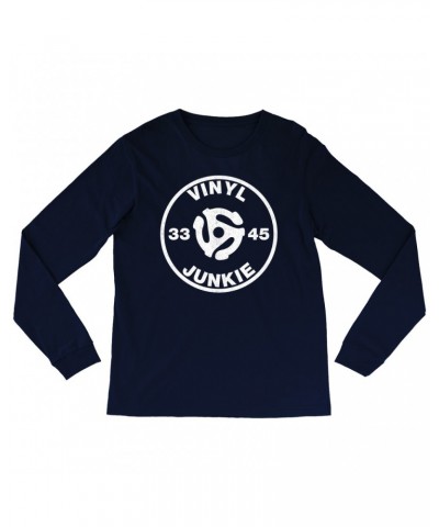 Music Life Long Sleeve Shirt | Vinyl Junkie Shirt $4.34 Shirts