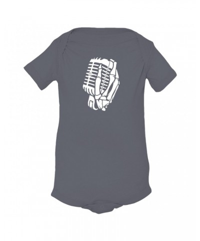 Music Life Baby Onesie | Skelehands On The Mic Onesie $6.92 Kids