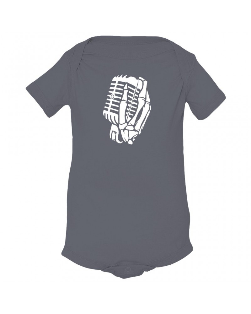 Music Life Baby Onesie | Skelehands On The Mic Onesie $6.92 Kids