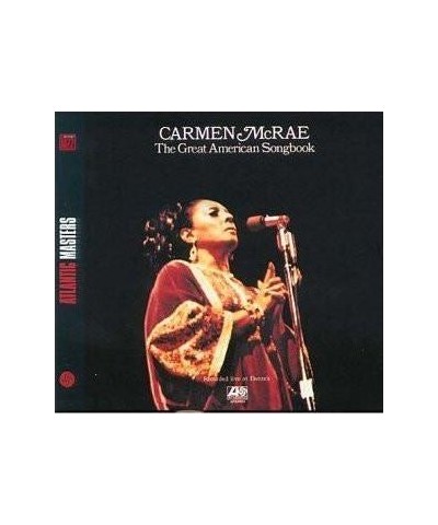 Carmen McRae GREAT AMERICAN SONGBOOK CD $17.92 CD