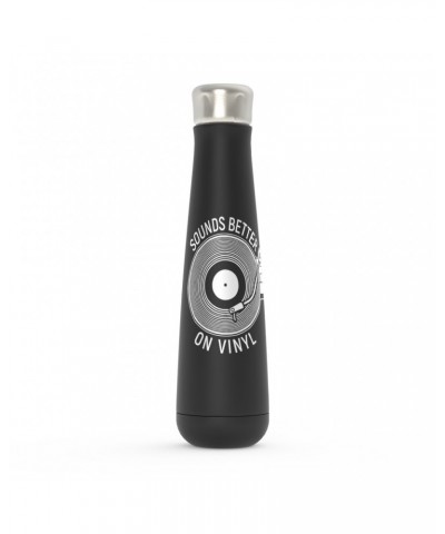 Music Life Water Bottle | Vinyl Sounds Better Water Bottle $11.39 Drinkware