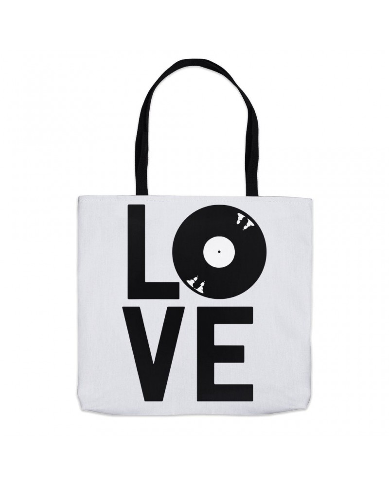 Music Life Tote Bag | Love Is Vinyl Tote $10.91 Bags