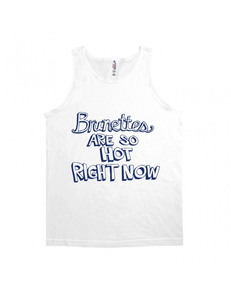 Britney Spears Unisex Tank Top | Brunettes Are So Hot Right Now Worn By Shirt $11.75 Shirts