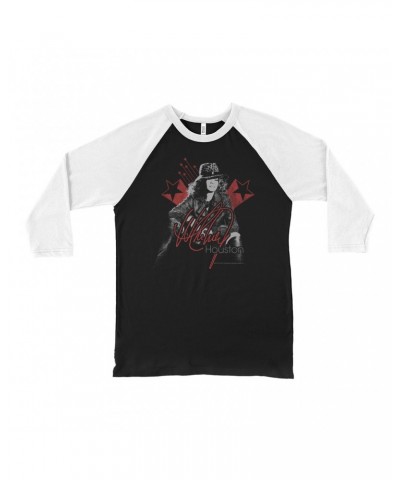 Whitney Houston 3/4 Sleeve Baseball Tee | Red Star Design Distressed Shirt $8.54 Shirts