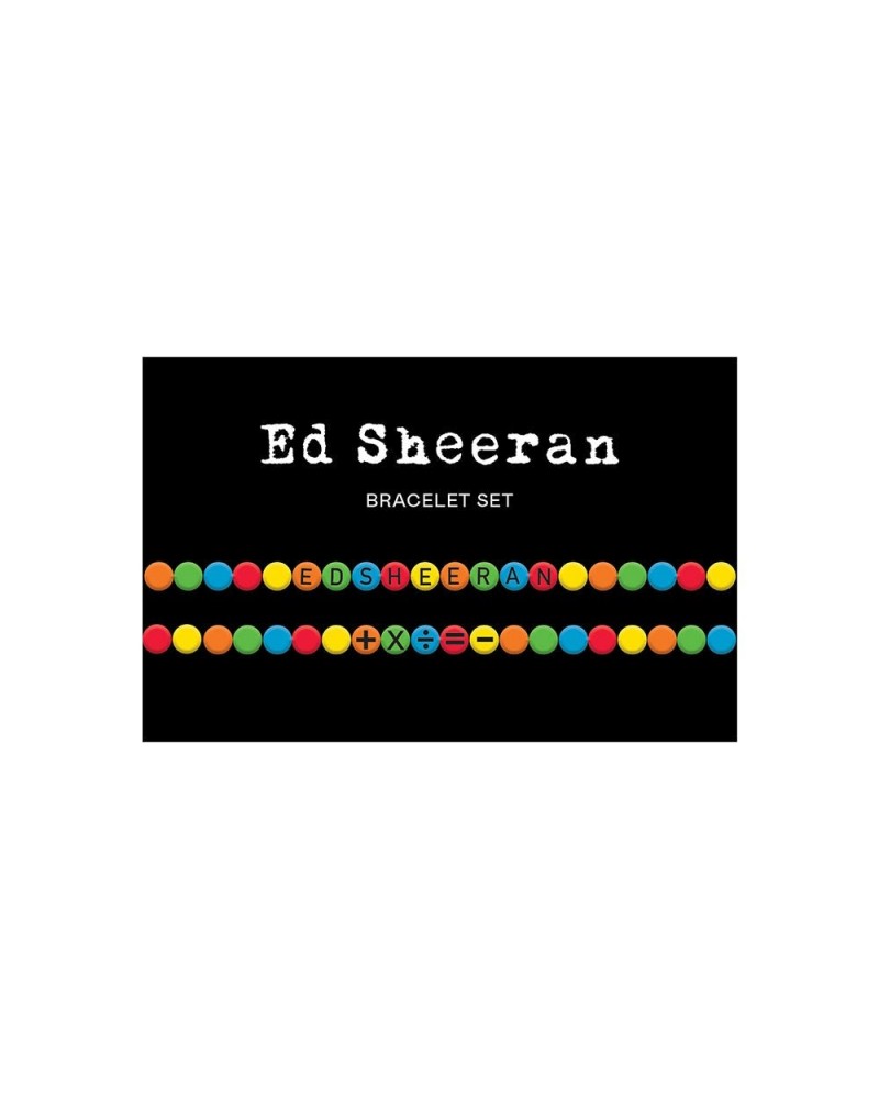 Ed Sheeran Mathematics Beaded Bracelet Set $68.70 Accessories