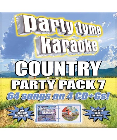 Party Tyme Karaoke Country Party Pack 7 (4 CD)(64-Song Party Pack CD+G) CD $14.26 CD