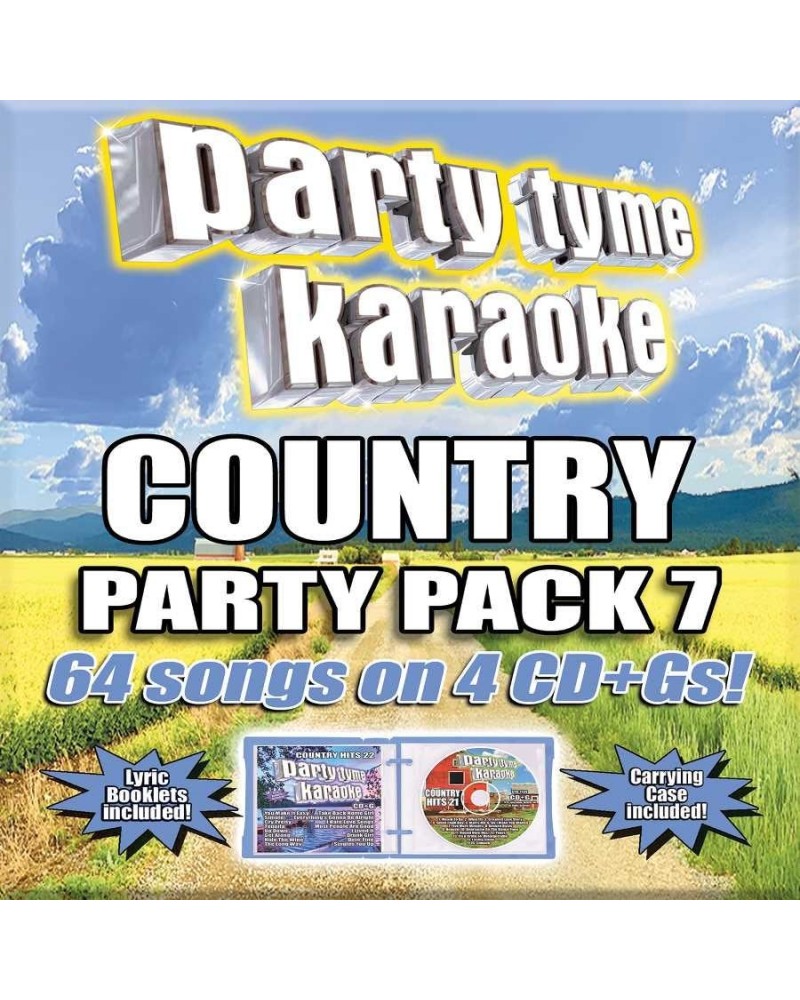 Party Tyme Karaoke Country Party Pack 7 (4 CD)(64-Song Party Pack CD+G) CD $14.26 CD