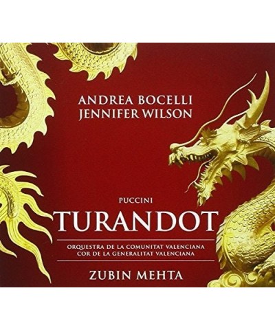 Andrea Bocelli TURANDOT CD $4.90 CD