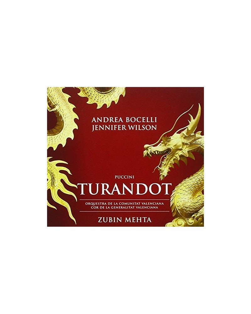 Andrea Bocelli TURANDOT CD $4.90 CD