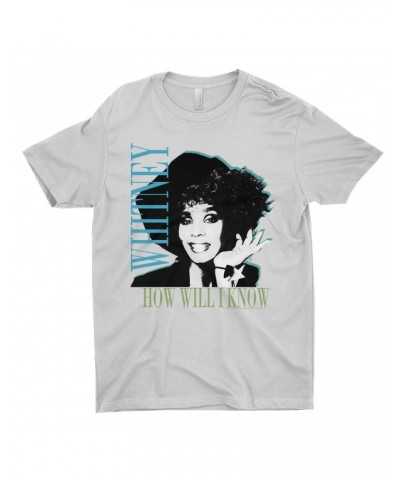 Whitney Houston T-Shirt | How Will I Know Negative Design Shirt $12.77 Shirts