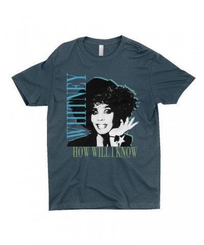 Whitney Houston T-Shirt | How Will I Know Negative Design Shirt $12.77 Shirts