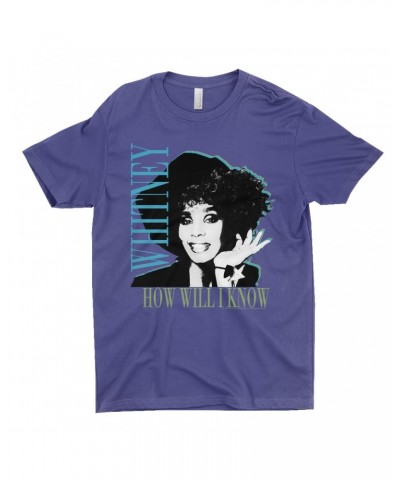 Whitney Houston T-Shirt | How Will I Know Negative Design Shirt $12.77 Shirts