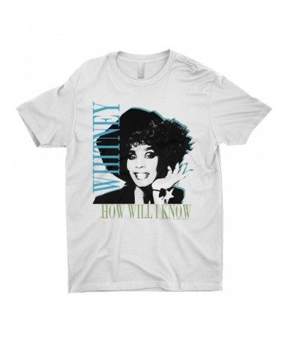 Whitney Houston T-Shirt | How Will I Know Negative Design Shirt $12.77 Shirts