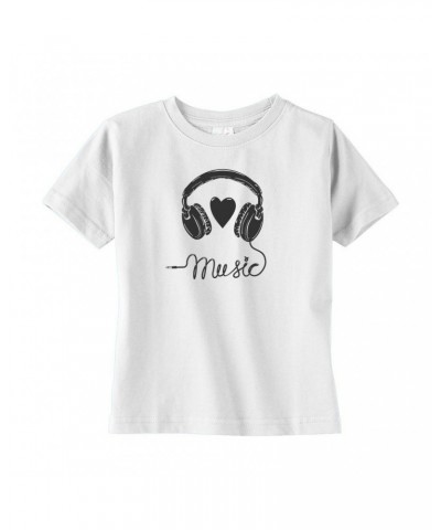 Music Life Toddler T-shirt | I Heart Music Toddler Tee $5.03 Shirts