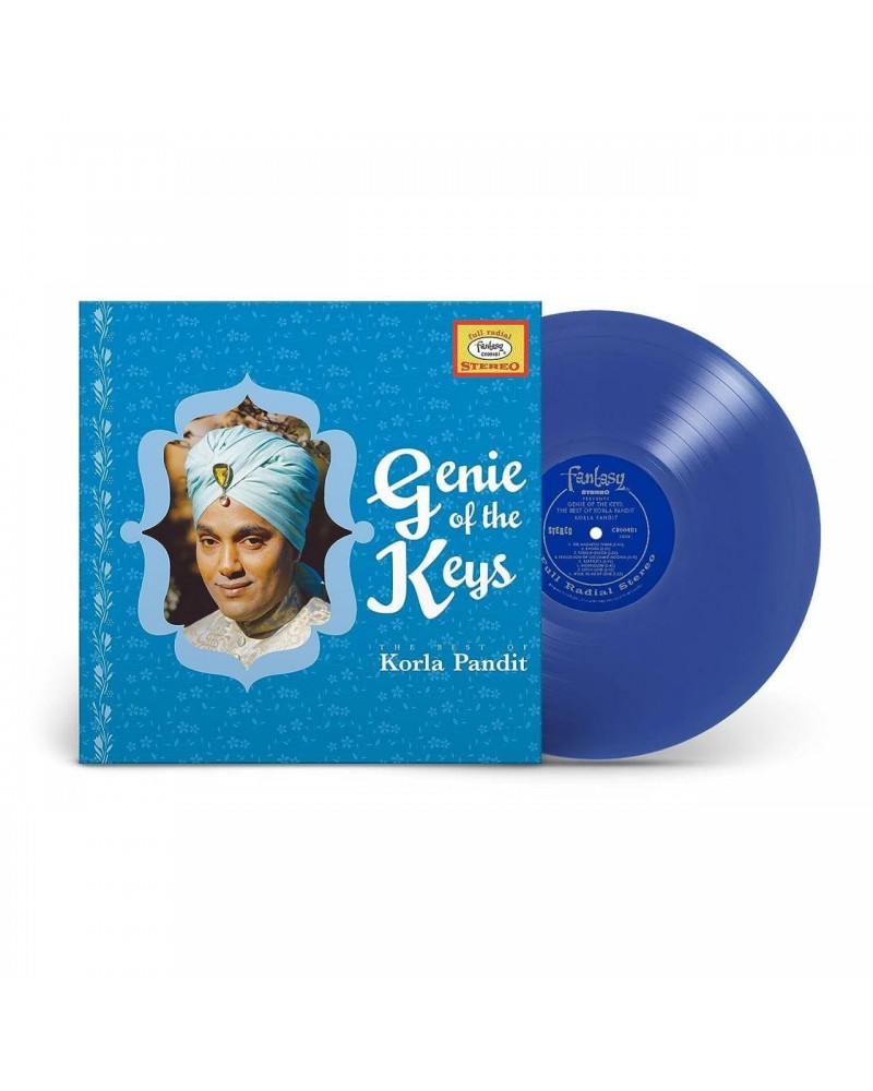 Korla Pandit Genie Of The Keys: The Best Of Korla Pandit (Blue) Vinyl Record $13.27 Vinyl