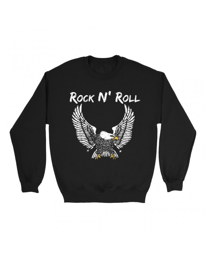 Music Life Sweatshirt | Rock N' Roll 1977 Sweatshirt $4.83 Sweatshirts