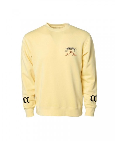 Camila Cabello Romance Yellow Crewneck Fleece $12.83 Sweatshirts