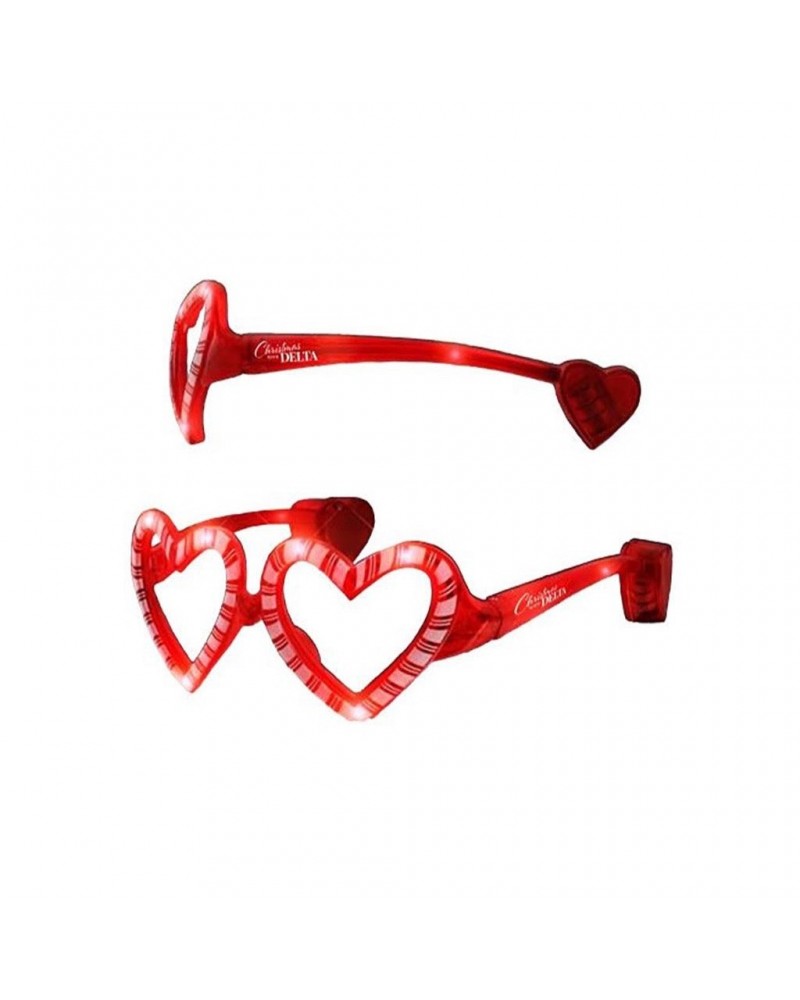 Delta Goodrem Christmas with Delta Heart-shaped glasses $25.84 Accessories