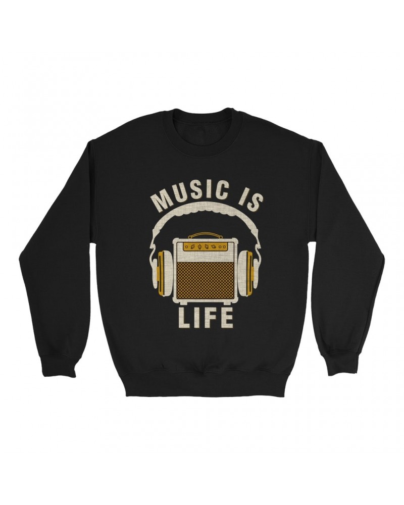 Music Life Sweatshirt | Music Amps Life Sweatshirt $8.60 Sweatshirts