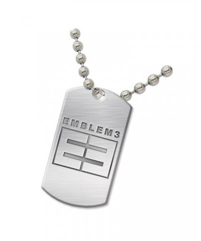 Emblem3 Logo Dog Tag Necklace $14.43 Accessories