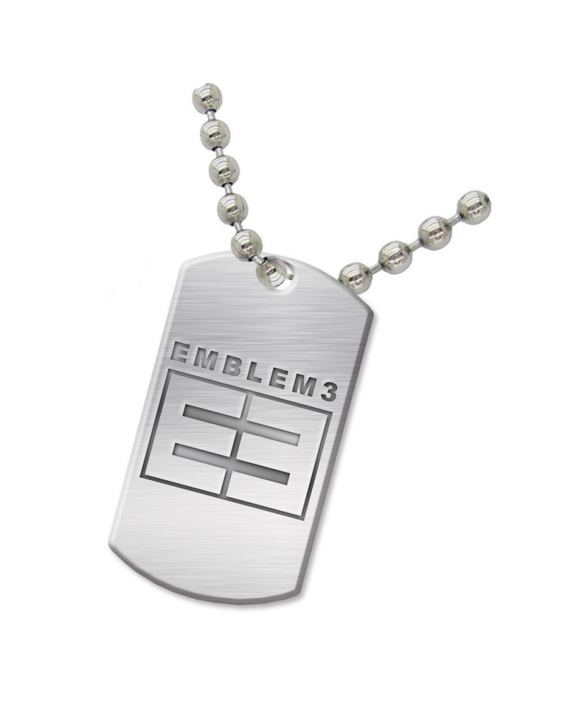 Emblem3 Logo Dog Tag Necklace $14.43 Accessories