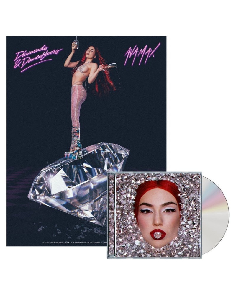 Ava Max Diamonds & Dancefloors CD with Poster $9.28 CD