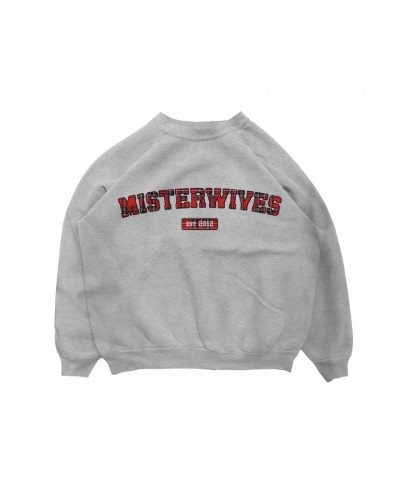 MisterWives Tartan Grey Crewneck $4.56 Sweatshirts