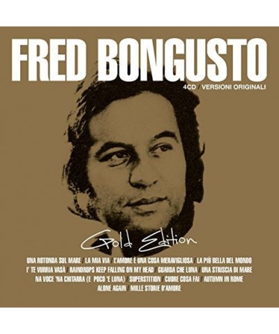 Fred Bongusto GOLD EDITION CD $16.45 CD