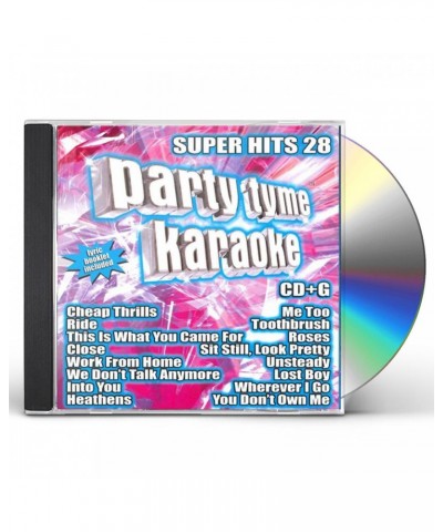 Party Tyme Karaoke SUPER HITS 28 (16-SONGCD+G) CD $10.80 CD