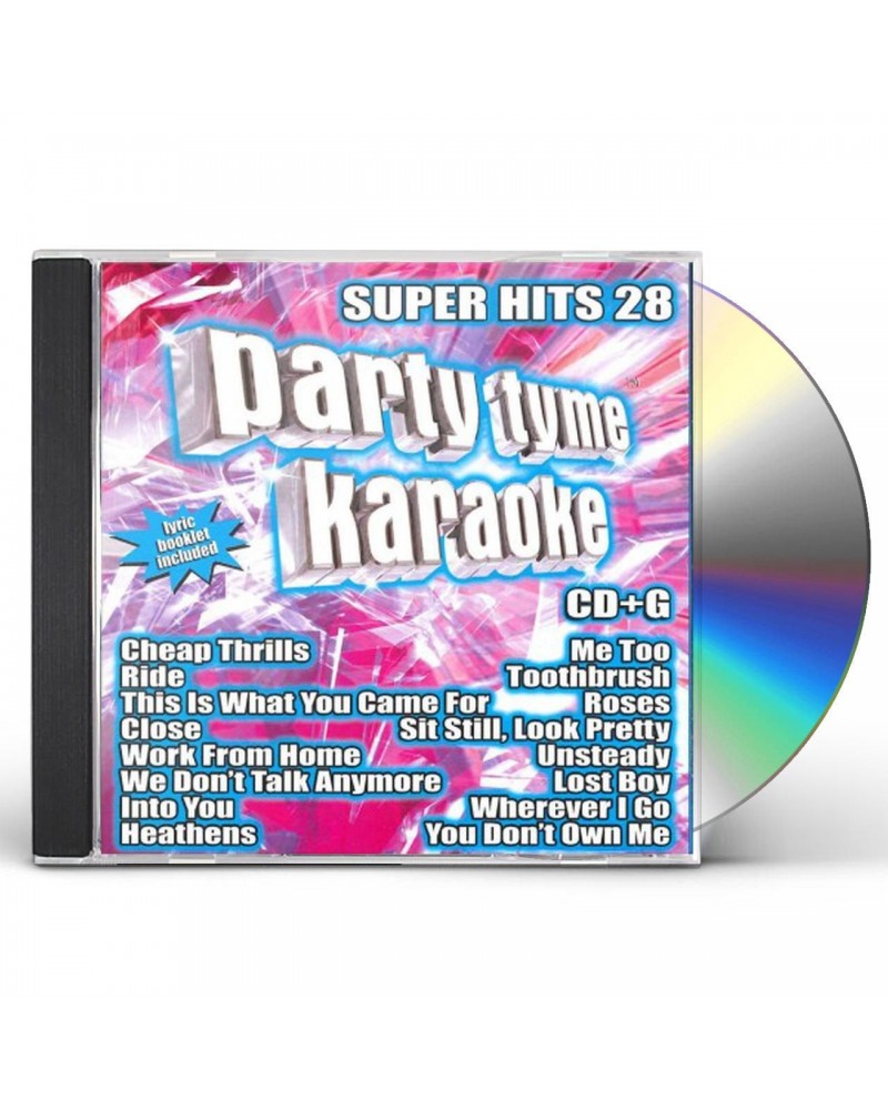 Party Tyme Karaoke SUPER HITS 28 (16-SONGCD+G) CD $10.80 CD