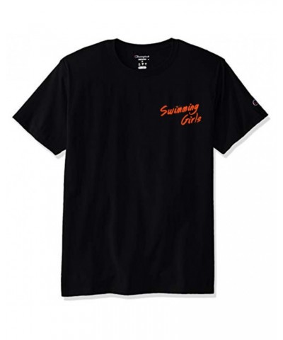 Swimming Girls T-SHIRT (ORANGE TEXT) $8.24 Shirts