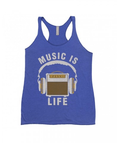 Music Life Colorful Racerback Tank | Music Amps Life Tank Top $4.19 Shirts