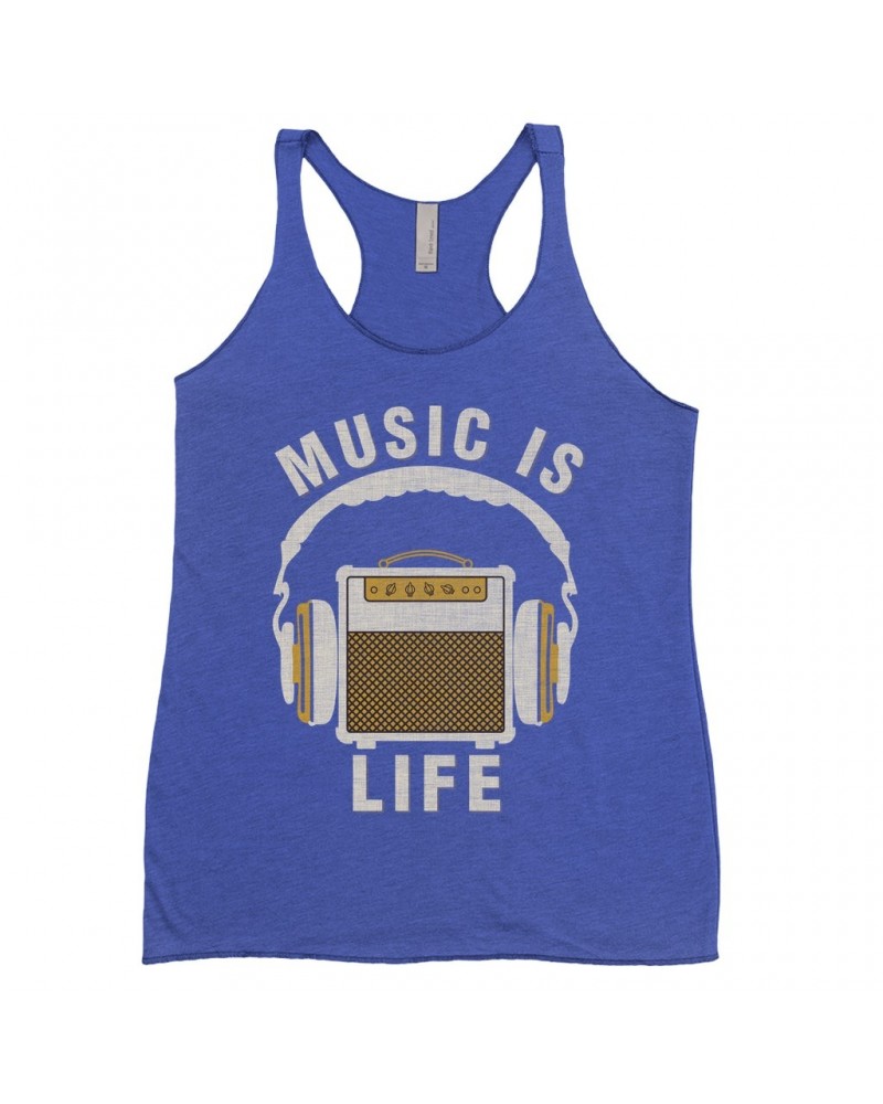 Music Life Colorful Racerback Tank | Music Amps Life Tank Top $4.19 Shirts