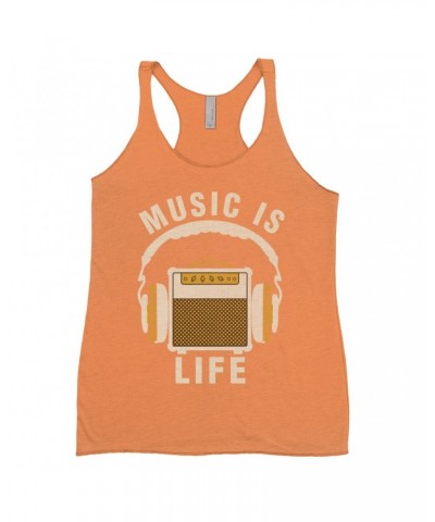 Music Life Colorful Racerback Tank | Music Amps Life Tank Top $4.19 Shirts