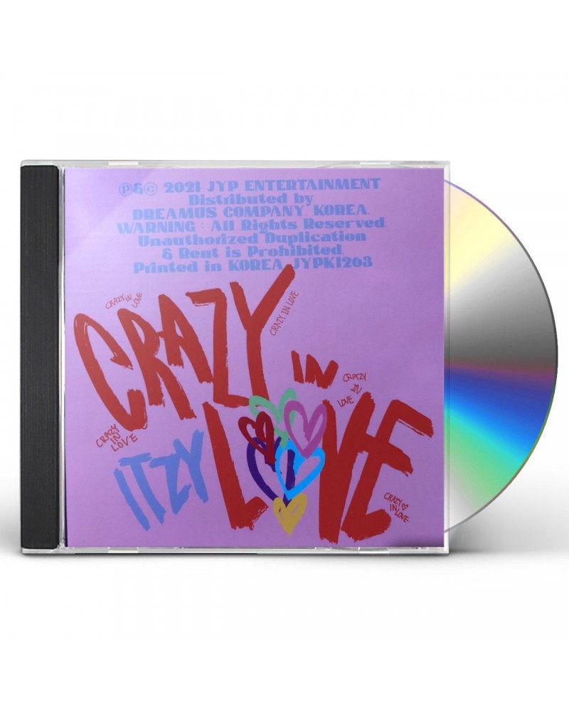 ITZY CRAZY IN LOVE (RANDOM COVER) CD $7.01 CD