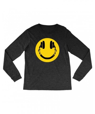 Music Life Heather Long Sleeve Shirt | Music Happiness Shirt $4.18 Shirts