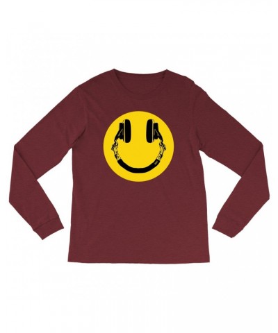 Music Life Heather Long Sleeve Shirt | Music Happiness Shirt $4.18 Shirts