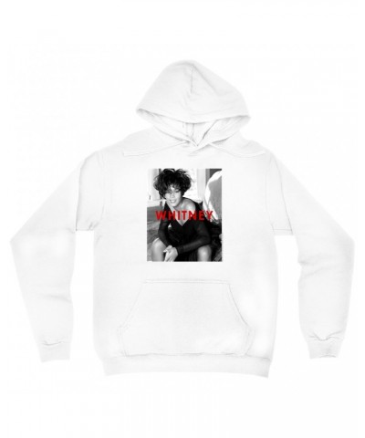 Whitney Houston Hoodie | Bold Black And White Cover Hoodie $8.39 Sweatshirts