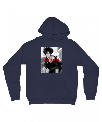 Whitney Houston Hoodie | Bold Black And White Cover Hoodie $8.39 Sweatshirts