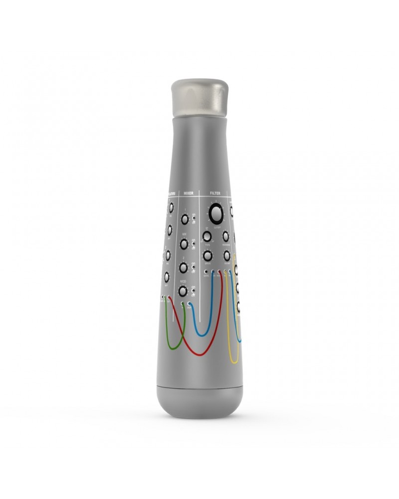 Music Life Water Bottle | Modular Synth Chest Panel Water Bottle $6.07 Drinkware